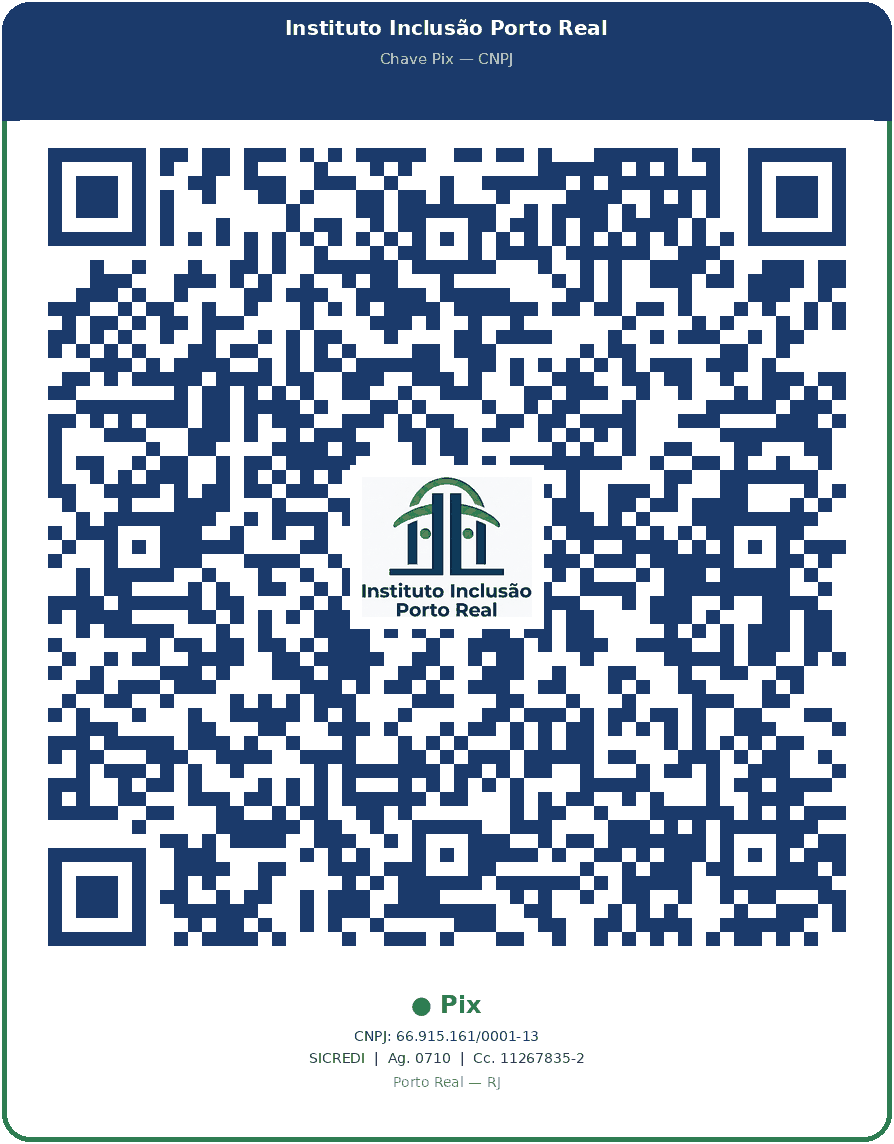 QR Code PIX do Instituto Inclusão Porto Real